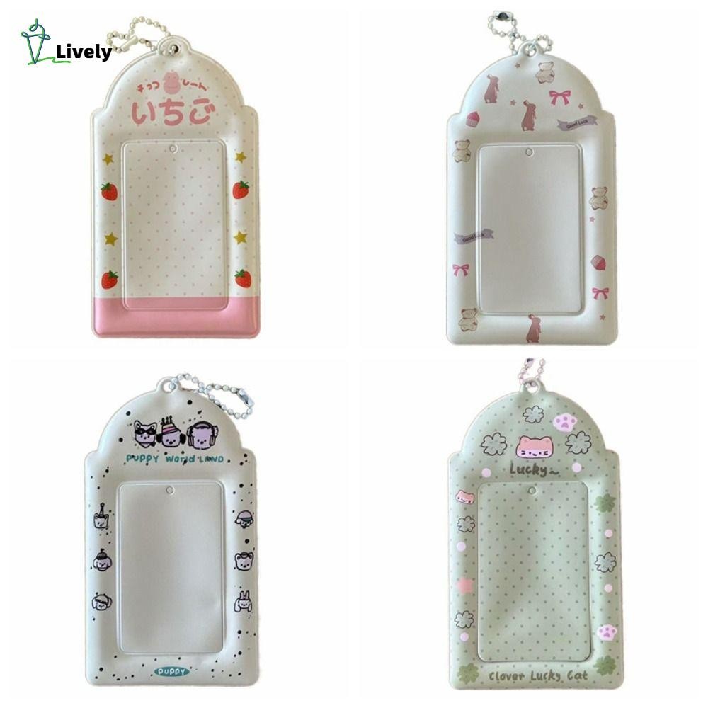 INNEW กรอบรูป Mini Y2K K-Pop Style, พลาสติก PVC ขนาด 3 นิ้ว สำหรับสะสมบัตรภาพ