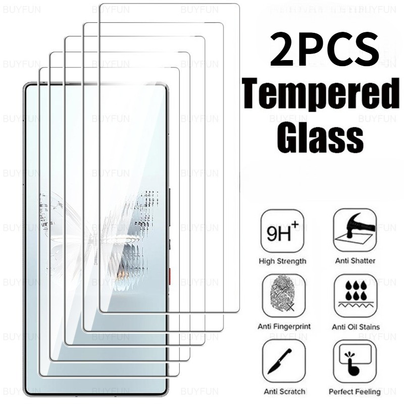 2PCS HD Clear ฟิล์มกระจกนิรภัยสําหรับ ZTE nubia Z70S Z70 Z60S Z60 Pro Ultra Leading Privacy Anti Scr