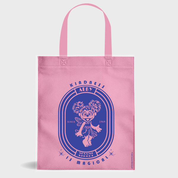 Bundanjai (หนังสือ) SST-Sesame Street-Abby Spunbond Bag/Pk-33Wx40Hx10B Cm.