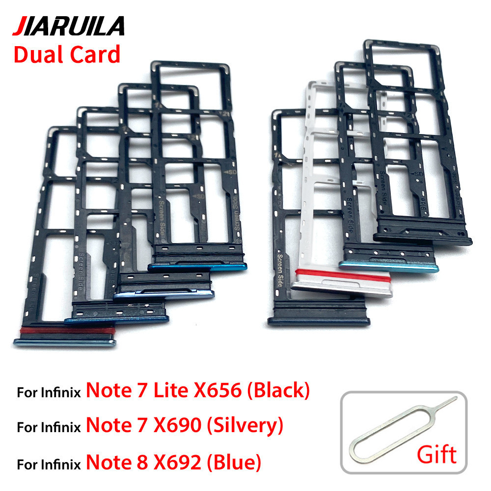 ถาดใส่ซิมการ์ด ผู้ถืออะแดปเตอร์ สําหรับ Infinix Note 7 8 Lite 11 12 12i Pro 8I Vip 30 40