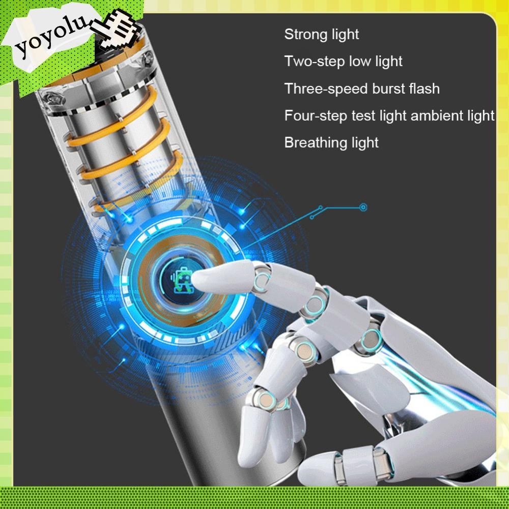 ไฟฉายแค้มปิ้ง USB ชาร์จ กําลังสูง สําหรับไฟดับ ราคา ถูกที่สุด ดีลบีเคเค แกลเลอรีภาพที่ 9