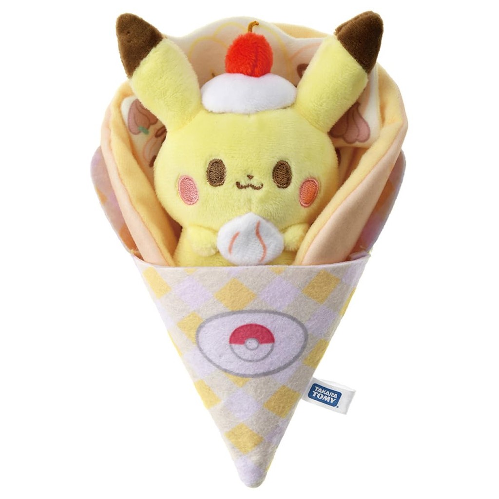 Pokémon PokéPiece Spinning Crepe Plush Toy Pikachu