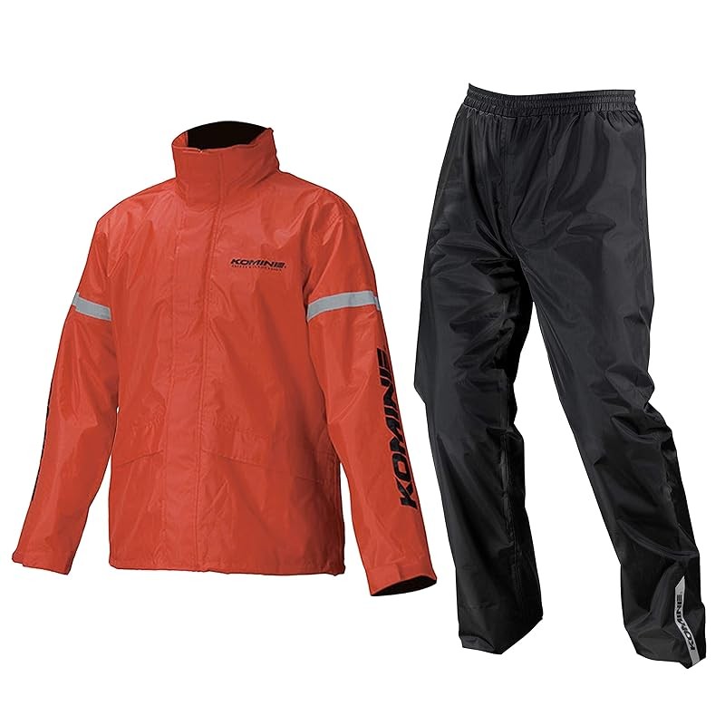 [KOMINE] Motorcycle rain gear 03-543 Men's Red M