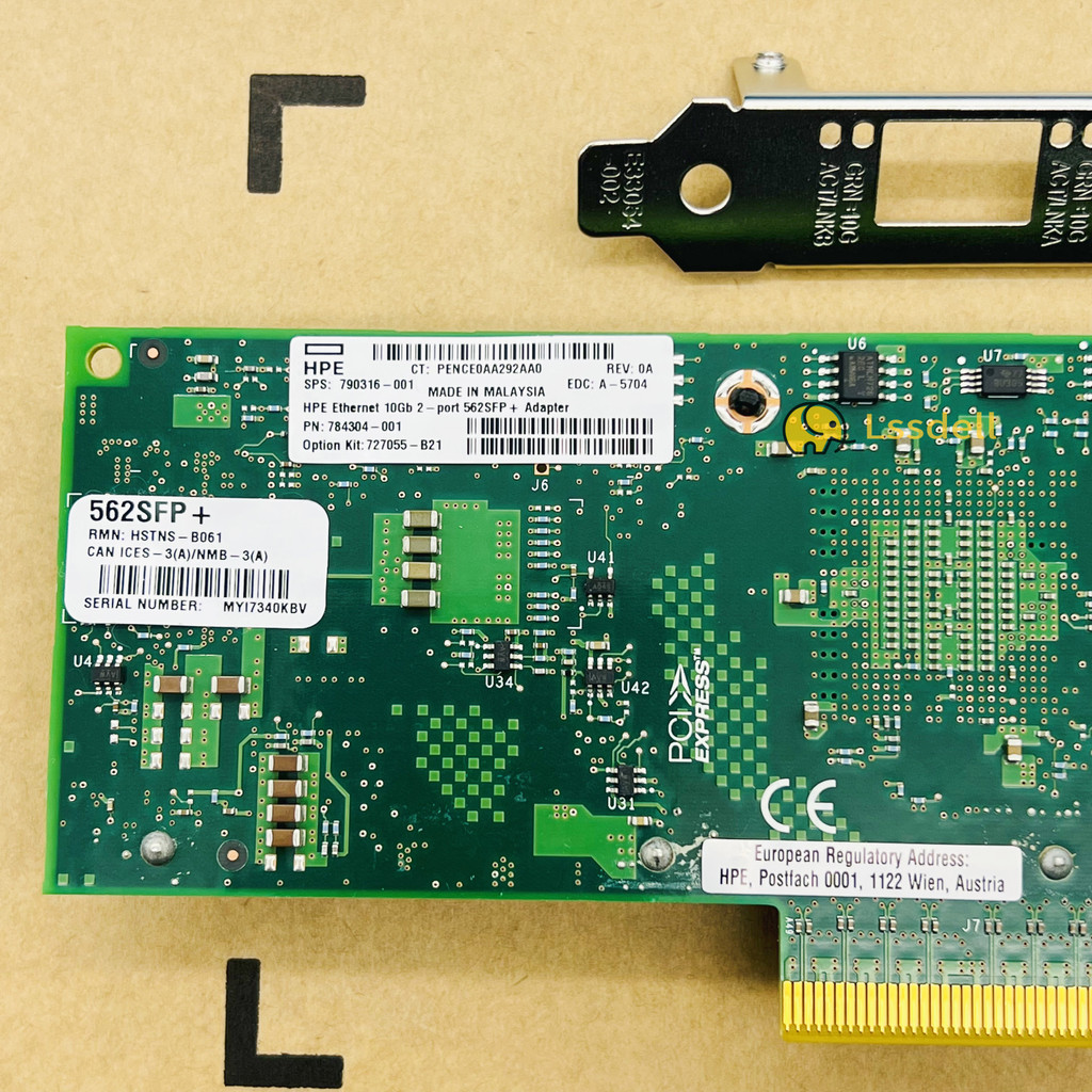 HPE 562SFP+X710-DA2 790316-001 784304- 001 LC Mega Light Port Network Card
