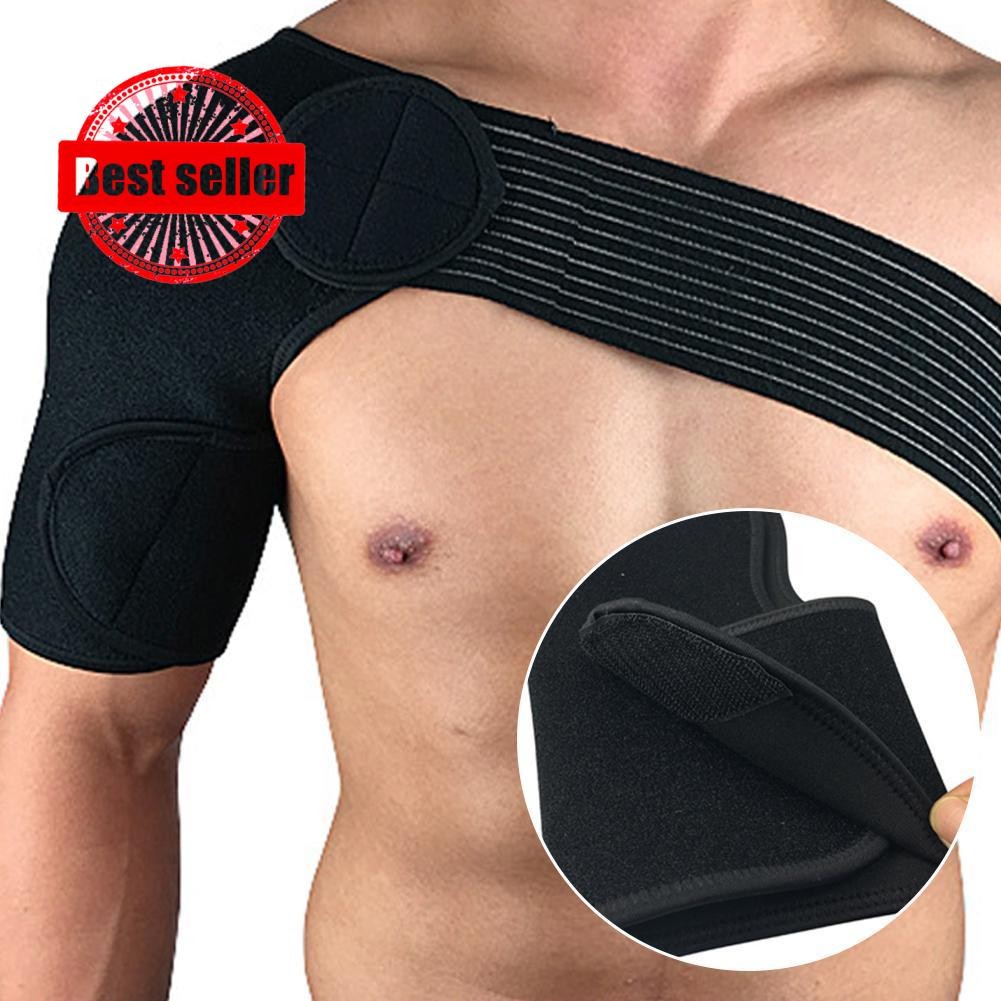 ปรับไหล่สนับสนุน Pad Strap Joint Sport Gym Strap ไหล่การบีบอัดเดี่ยวสนับสนุน O2l1