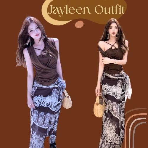 Jayleen outfit : miya เสื้อกล้ามแขนกุดพร้อมซับด้านใน