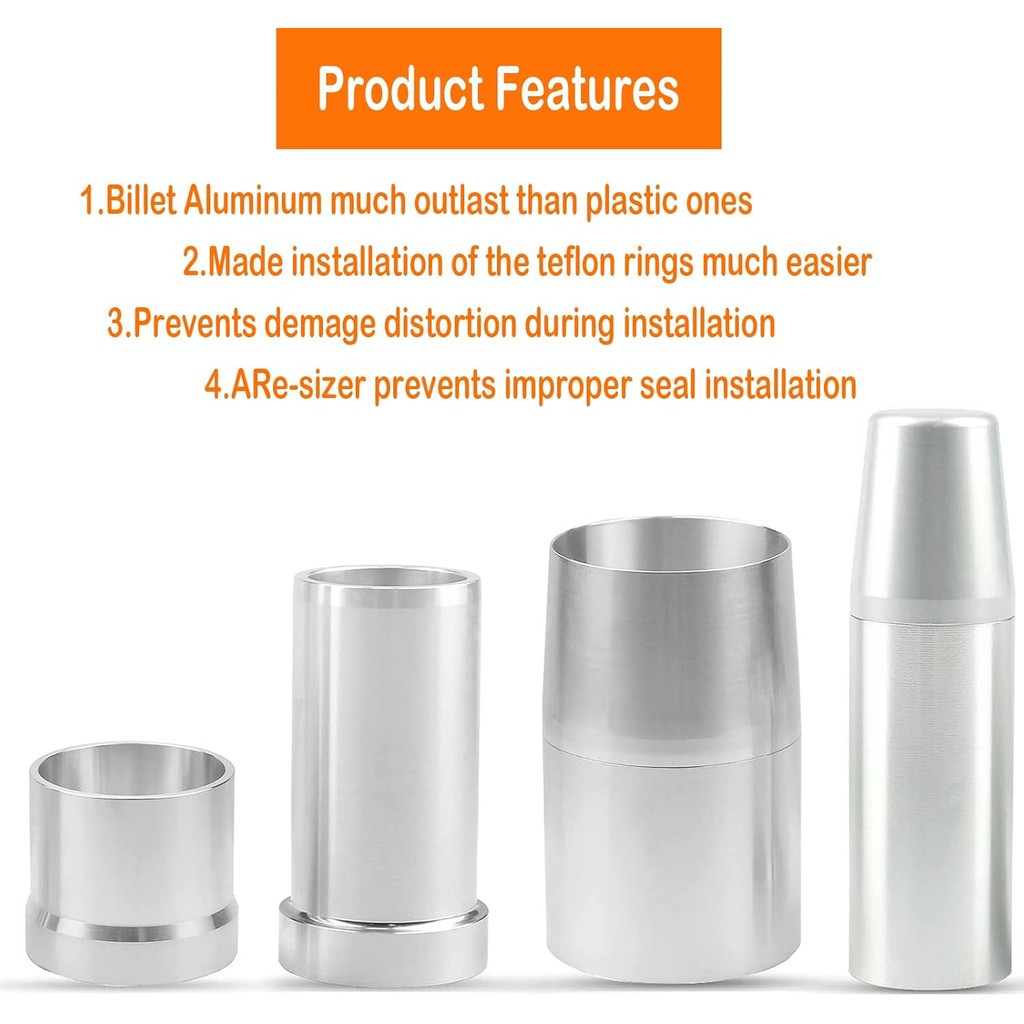 Turbine & Stator Shaft Teflon Seal ติดตั้งและ Resizer ชุดเครื่องมือเกียร์ J-36418-C & ST-1503 สําหรั