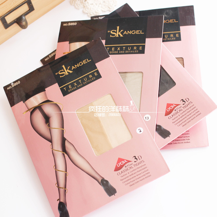 SK Pantyhose 3D สินค้า.Ultra-Thin ขอบตาข่ายโปร่งใส ไร้รอยต่อ จากวัสดุ Lyacra ขนาด Lycra T-GRADE S850