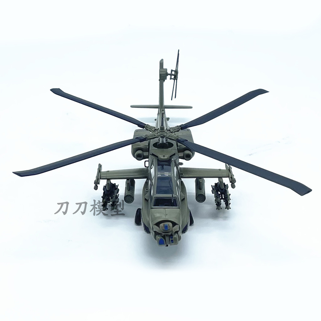 1: 72 American AH-64A Apache AH64 เฮลิคอปเตอร์ติดอาวุธเครื่องบินจําลองแบบคงที่รุ่น 37029