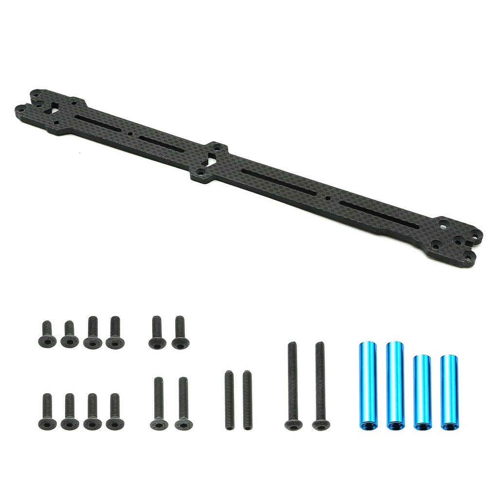 Tamiya 1/10 XV02 แผ่นดาดฟ้าบนคาร์บอนไฟเบอร์ LY003 - อัพเกรดตัวกระจายแชสซี