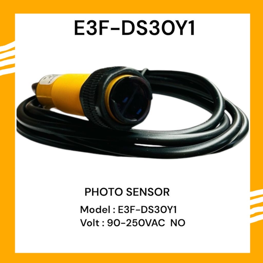 ร้านแนะนำ E3F-DS30Y1   PHOTO SENSORModel  E3F-DS30Y1Volt:90-250VACNO