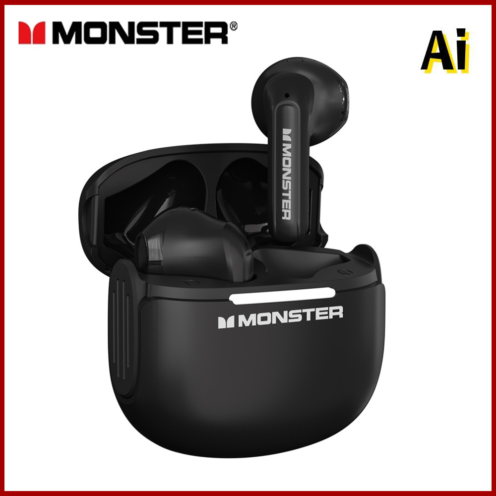 Monster GT15 หูฟังบลูทูธ แปลภาษาได้ 100+ภาษา ลดเสียงรบกวน บลูทูธ 5.4 การโทรด้วยเสียงความคมชัดสูง