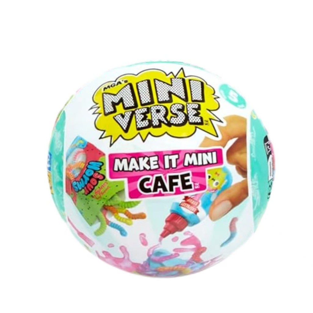 MGAs Miniverse Make It Mini Cafe Series 5 Miniature ของสะสม Mystery Blind บรรจุภัณฑ์ DIY ของเล่นเรซิ