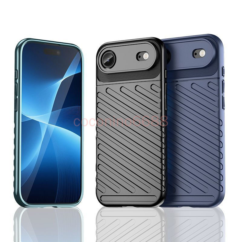 เหมาะสําหรับ iPhone 17 Pro Max Apple iPhone 17 Air เคสโทรศัพท์ซิลิโคน Soft Case รูขนาดใหญ่ r Shock-p