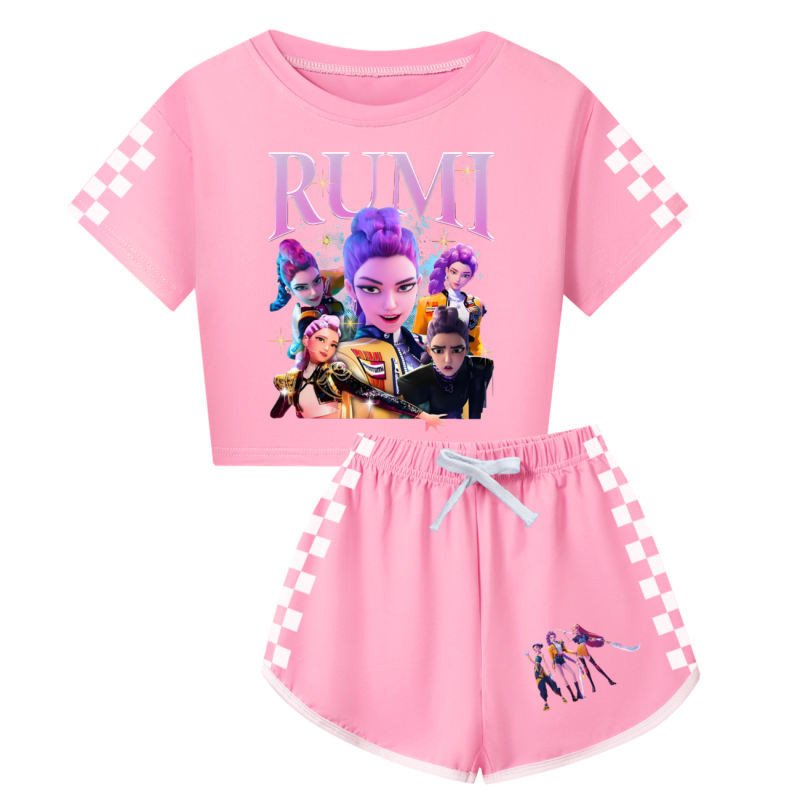 k pop demon hunter Short sleeved shorts set A.1