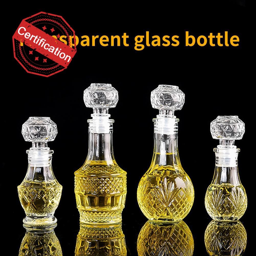 50ml โปร่งใส Dispensing ขวดเปล่า/แก้ววิสกี้ขวดแก้วขวดเหล้าเหล้าไวน์ Q2b2