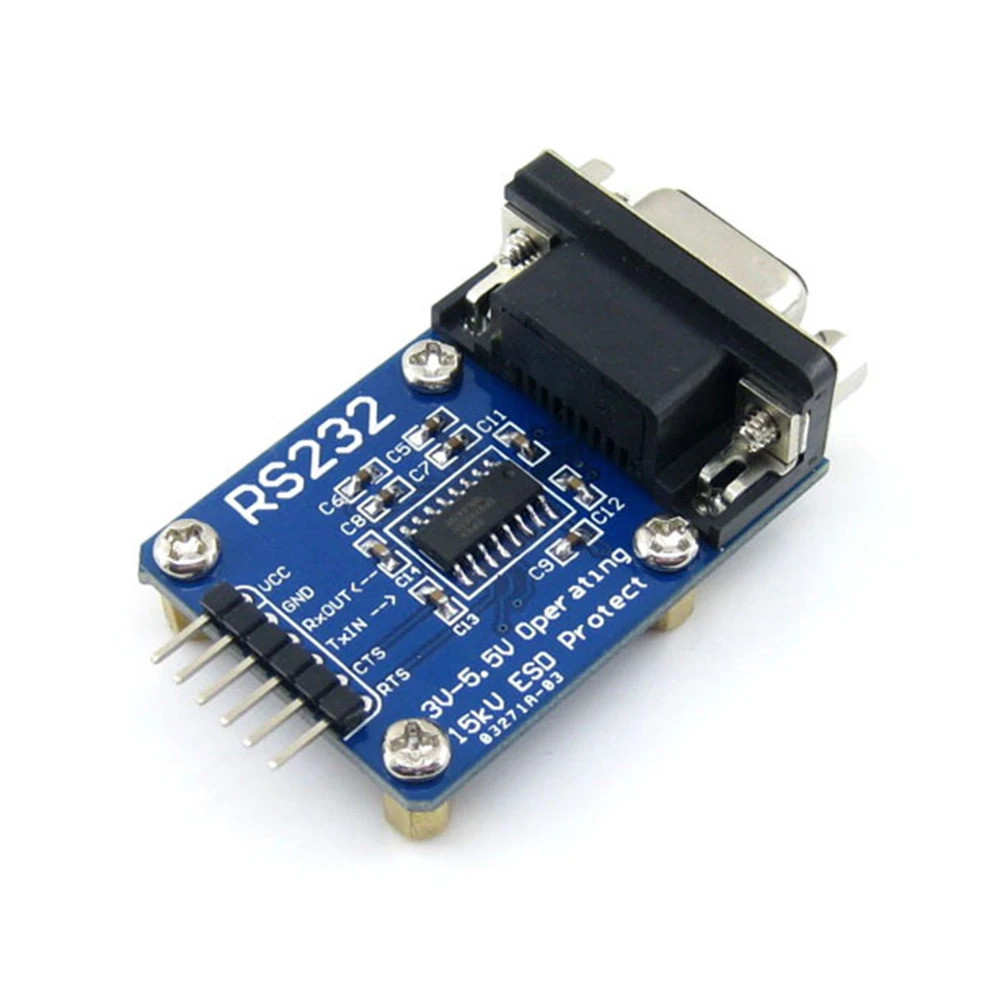 RS232 ถึง TTL RS232 เป็นโมดูลพอร์ตอนุกรม UART SP3232 หัวแปรงพร้อม ESD