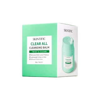 Skintific สคินทิฟฟิค เคลียร์ ออล คลีนซิ่ง บาล์ม 80 กรัม คลีนซิ่งบาล์มเนื้อซอร์เบต
