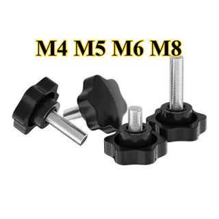 น็อต ลูกบิด ด้ามจับ มือหมุนดอกไม้ M4M5M6M8/STAR GRIP KNOB BOLT