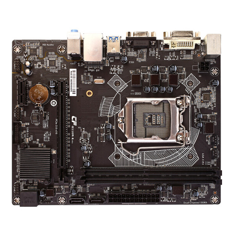 สีสันสดใส (สีสันสดใส) CH110M-K/T รุ่นแข็งทั้งหมด V21 C.H110M-T เมนบอร์ดเกม