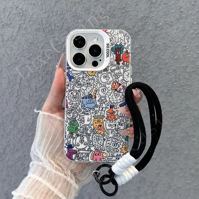 HP PremiumสําหรับiPhone XR X XS MAX 11 12 13 14 15 16 PRO MAX PLUS 6 6s 7 8 PLUS SE 2020 2022 น่ารัก