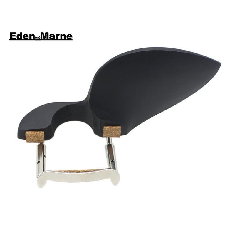 [Eden_Marner]3/4 4/4 ไวโอลิน Chinrest ไม้พร้อมขายึดมาตรฐานสีดํา