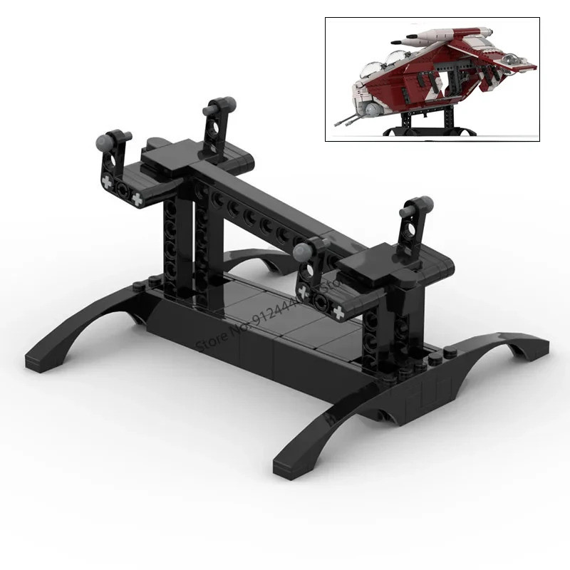 [NEW] Moc Display Stand (เท่านั้น ) Bracket สําหรับ 75021 75309 Republic Attack Gunship Building Blo