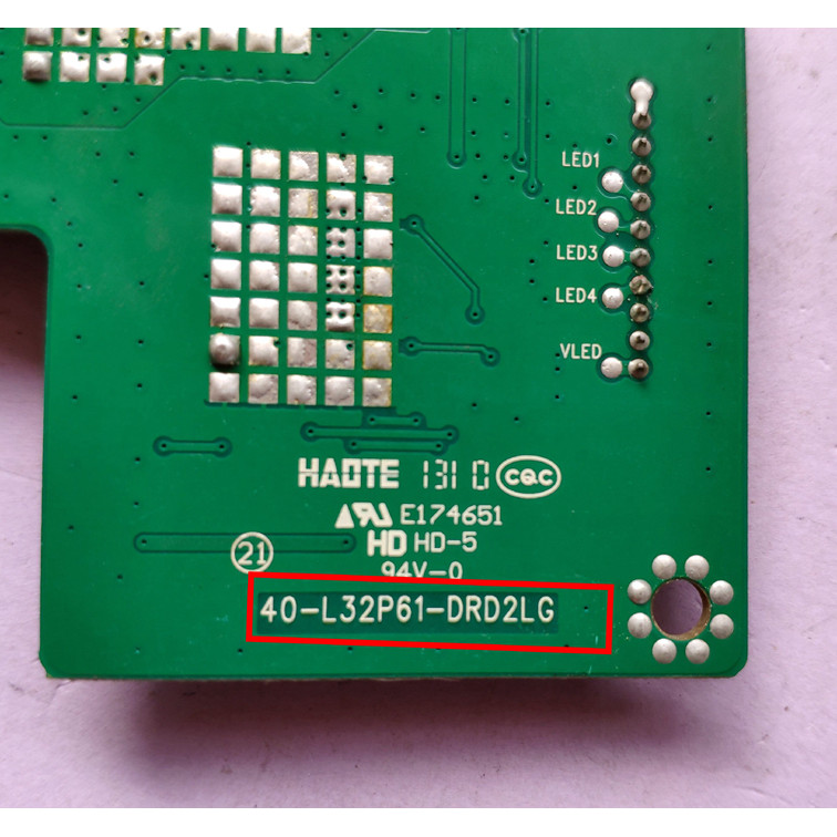 TCL Original KB-6150 E148158 RH-K4 94V-0 บอร์ดแบ็คไลท์ L32S3211 บอร์ดกระแสไฟคงที่