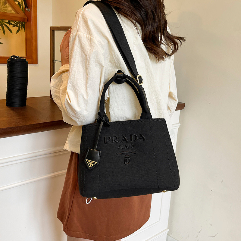 กระเป๋าสะพายข้างสุภาพสตรีย้อนยุคทำจากผ้าแคนวาส - รูปที่ 2