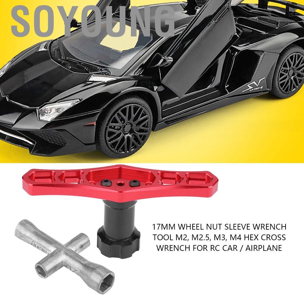 Soyoung Soyoung-th ymiko 17mm wheel wheel sleeve wrench wrench wrench เครื่องมือ hex cross rc rc air