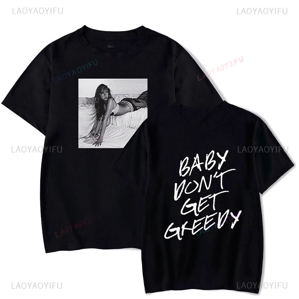 2025Tate McRae เสื้อยืดโลภ อัลบั้ม Tour Merch Print Tee Unisexnew23 OHSL