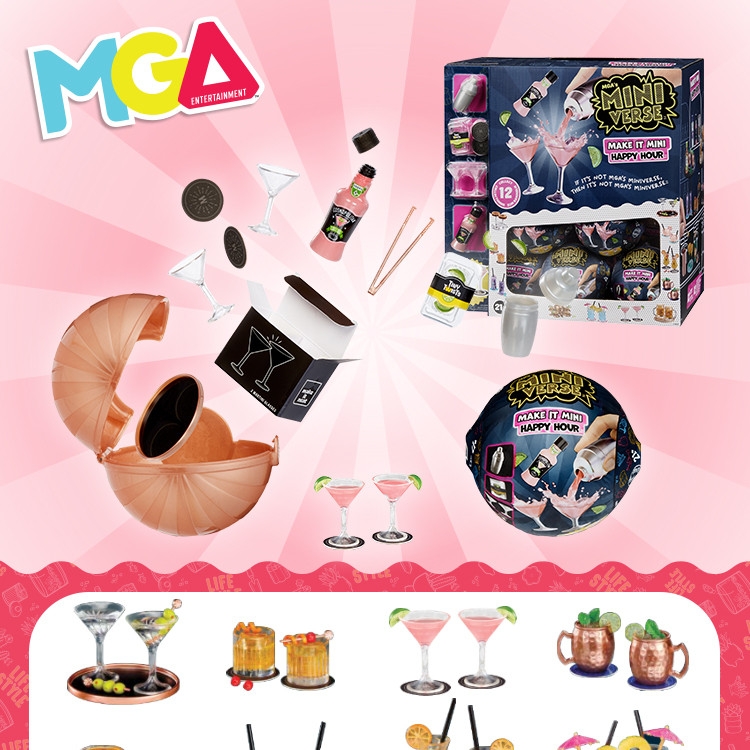 ชุดเรซิน DIY Miniverse ของ MGA - Make It Mini Cafe Series 3 ของสะสม, Miniature อาหารของขวัญจําลองสํา