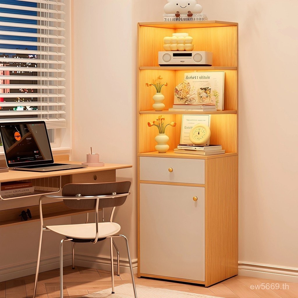 ตู้โชว์ตู้หนังสือเข้ามุม Q6J3