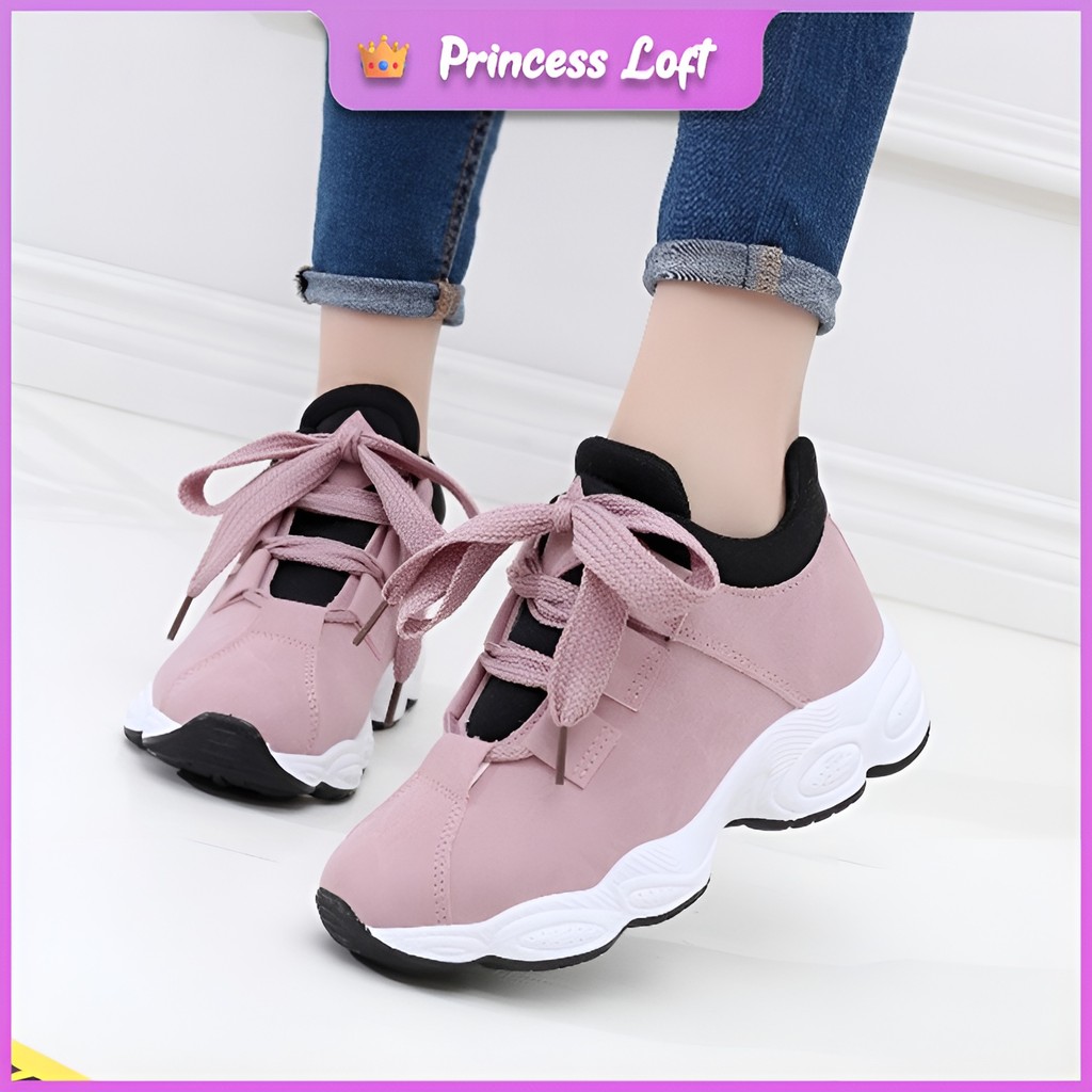 รองเท้าผู้หญิง รองเท้าผ้าใบ Sherry Stylist Sport Kasut