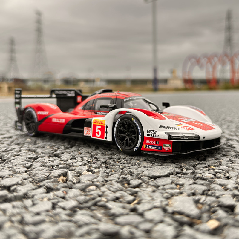 [โมเดลรถ] porsche 24 ชั่วโมง Endurance Race porsche 963 โมเดลรถโลหะผสมจําลองโมเดลรถยนต์ Hypercar