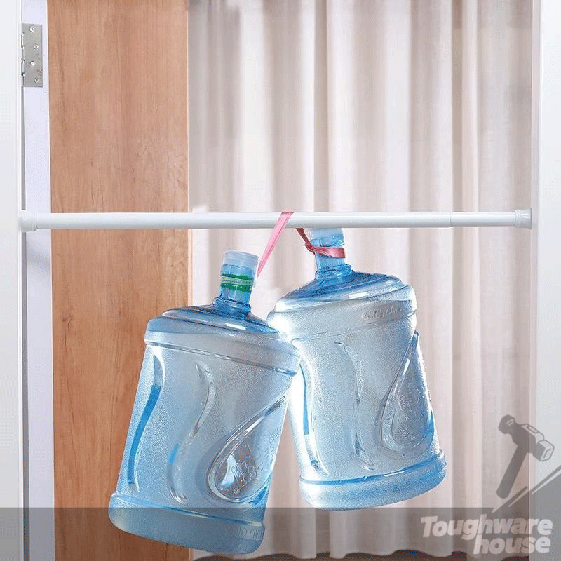 ราวผ้าม่านปรับระดับยืดหดได้ ราวม่าน ราวม่านไม่ต้องเจาะ Adjustable Rod Spring แข็งแรงทนทาน เหมาะสำหรับผ้าม่าน - รูปที่ 5