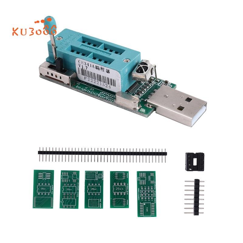 1 ชิ้นโลหะ Ch341A โปรแกรมเมอร์ V1.7 1.8V ชิ้นส่วนเปลี่ยนระดับ