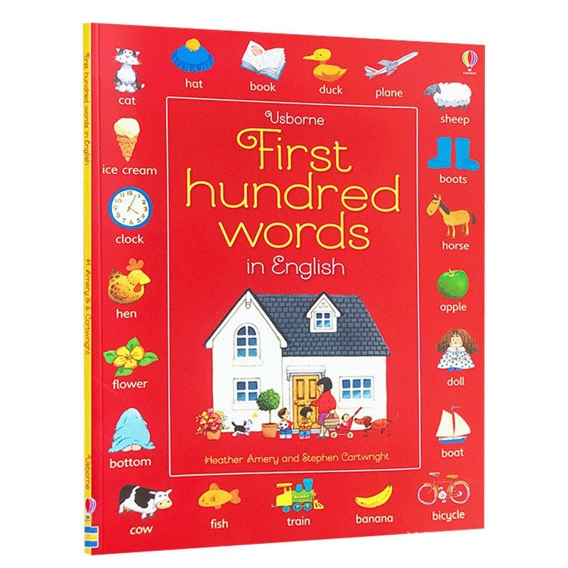 USBORNE 新款英语100Usborne อันดับแรกตะเข็บในภาษาอังกฤษ英文版书
