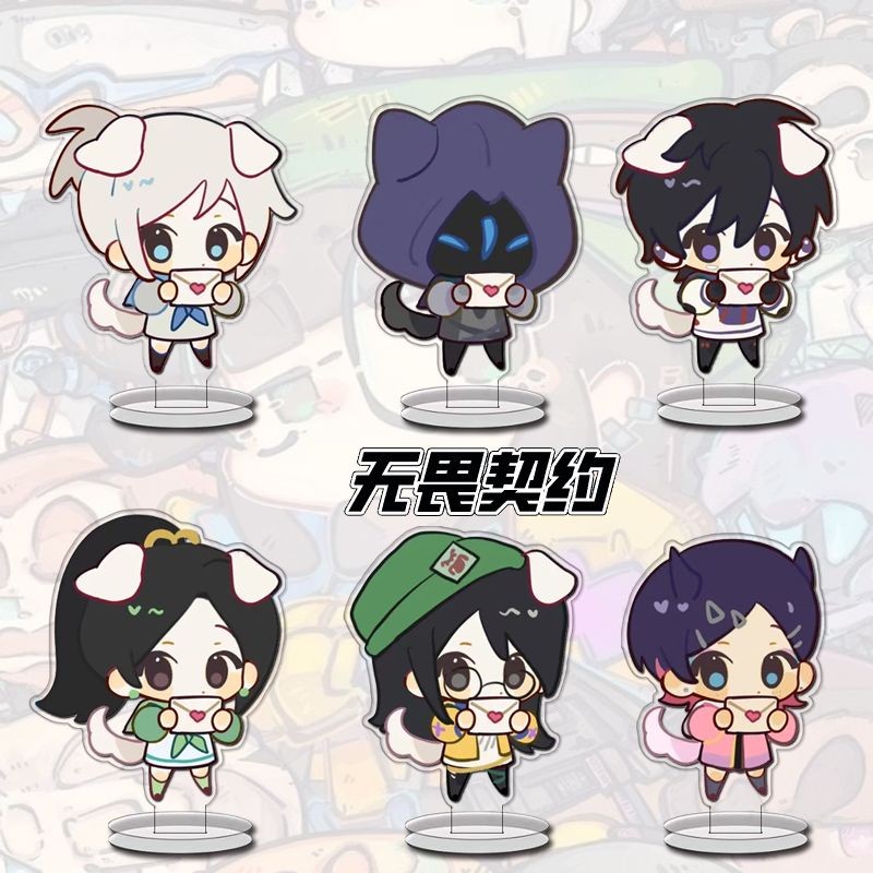 รอบ Fearless Contract Valorant Valorant Merchandise น่ารักเครื่องประดับ Sage Phoenix Rez Creative Me