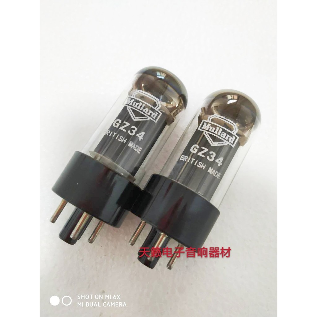 Brand New British Big Shield GZ34 Tube Generation 5Z4P 5U4C 5AR4 Rectifier