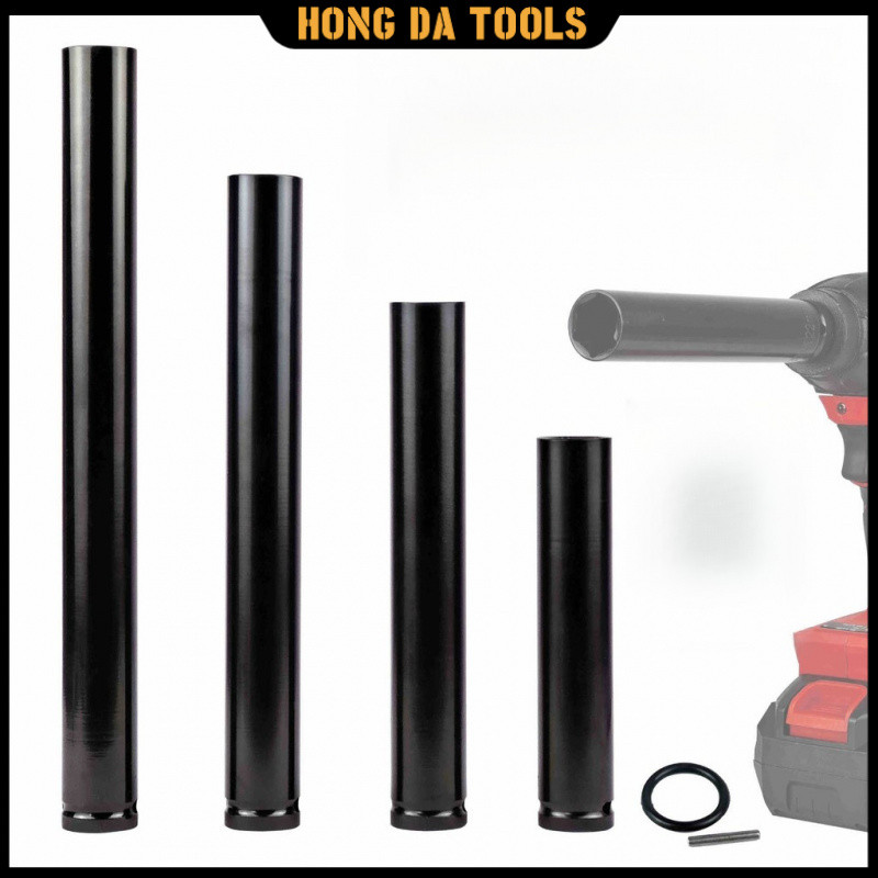 ปลอกลูกบล็อกหกเหลี่ยมยาว 150-300มม. ขนาด 1/2" สำหรับไขควงลมและแบตเตอรี่ ใช้ในงานซ่อมรถ
