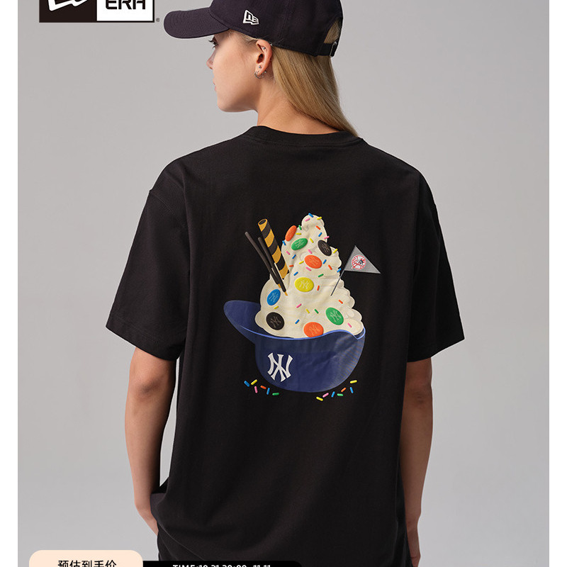 MLB New Style Casual New York Couple Top T-Shirt IG4M