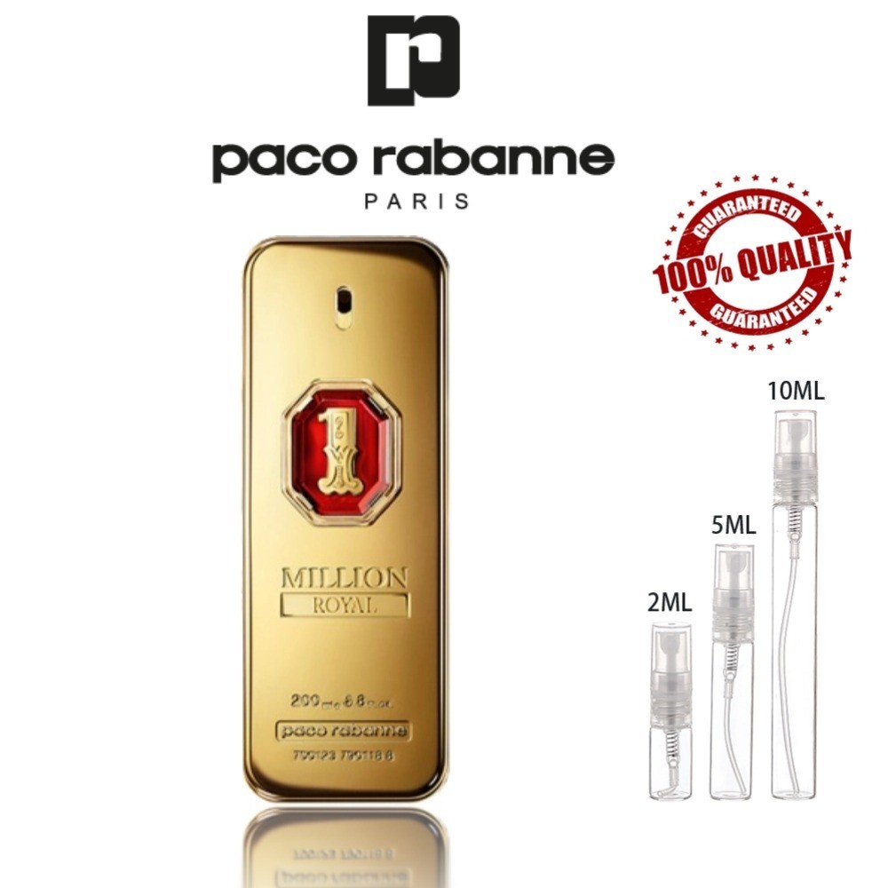 【สินค้าพร้อมส่ง】ของแท้  Paco Rabanne 1 Million Royal  EDP 2ml / 5ml / 10ml