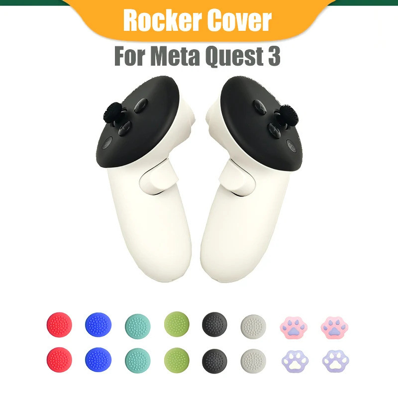 สําหรับ Meta Quest 3 Rocker Cover VR Controller Thumb Stick Grip ผิว Anti-Skid Rocker Caps VR Contro
