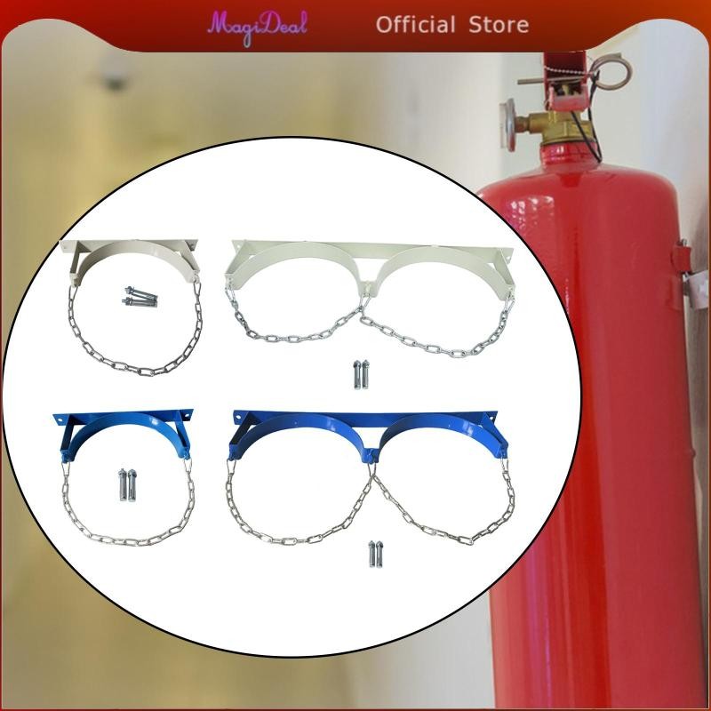 MagiDeal วงเล็บกระบอกแก๊สถังแก๊ส Wall Holder ทนทาน Helium Tank Compressed กระบอกโพรเพนถังผู้ถือขยายว