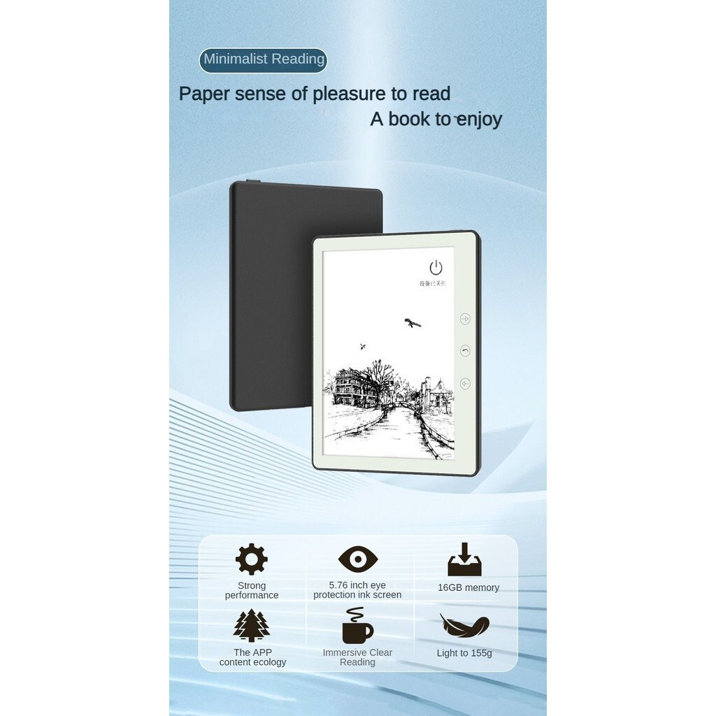 JOYO BOOK J576/BK576 หน้าจอหมึกแบบพกพาขนาด 5.76 นิ้ว EBOOK Reader Google Store [จัดส่งในวันเดียวกัน]