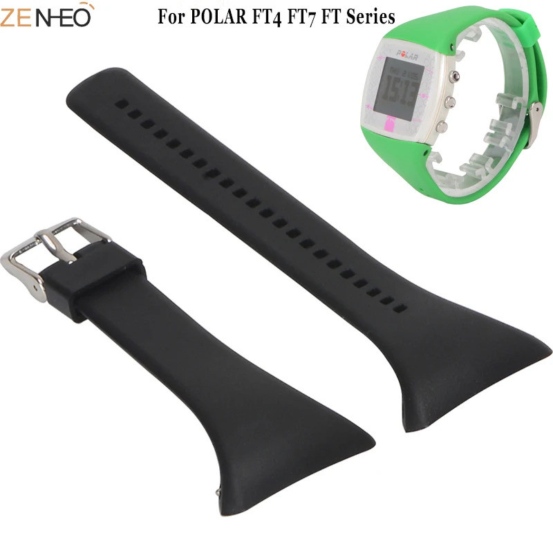 สายนาฬิกาอัจฉริยะสําหรับ Polar ft7 Soft Silicone Band สายนาฬิกาสําหรับ Polar FT4 FT7 FT Series สร้อย