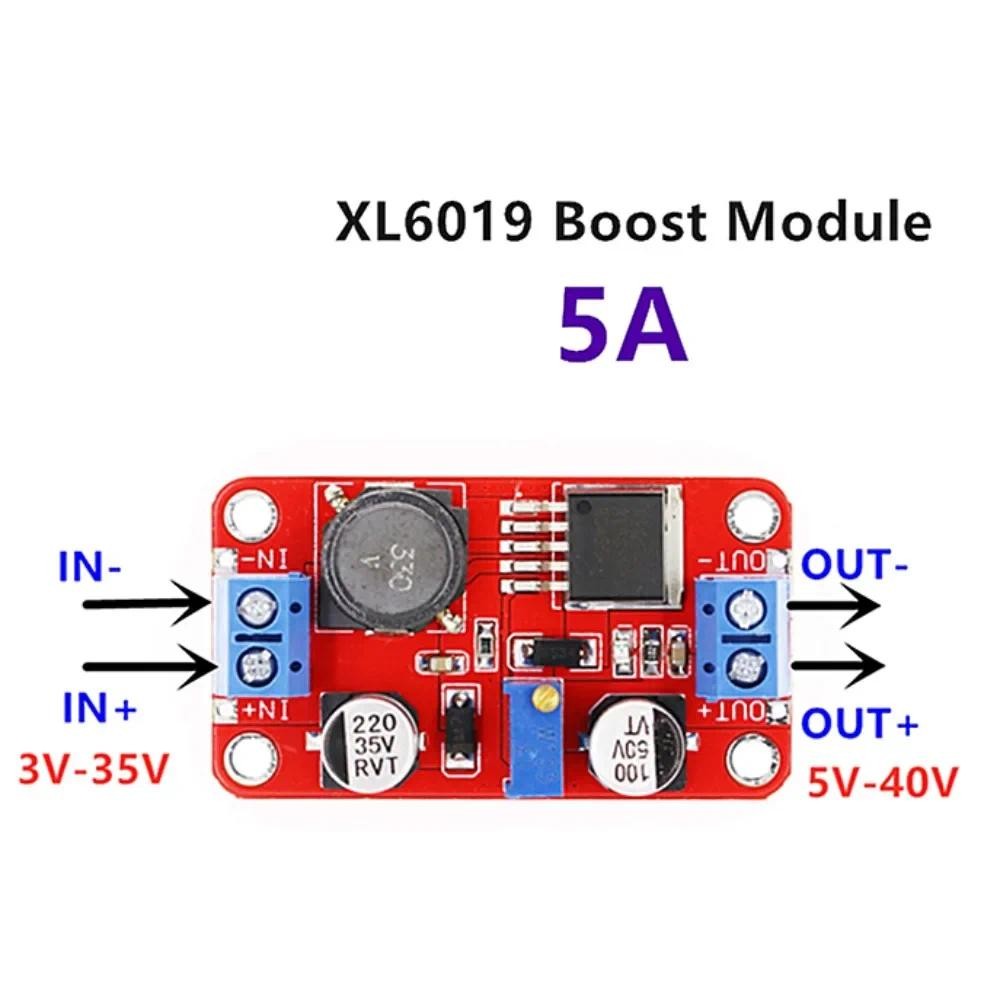 1/5PCS 5A DC-DC Step Up โมดูล Boost โวลต์ Converter 3.3 V-35 V ถึง 5 V 6 V 9 V 12 V 24 V XL6019