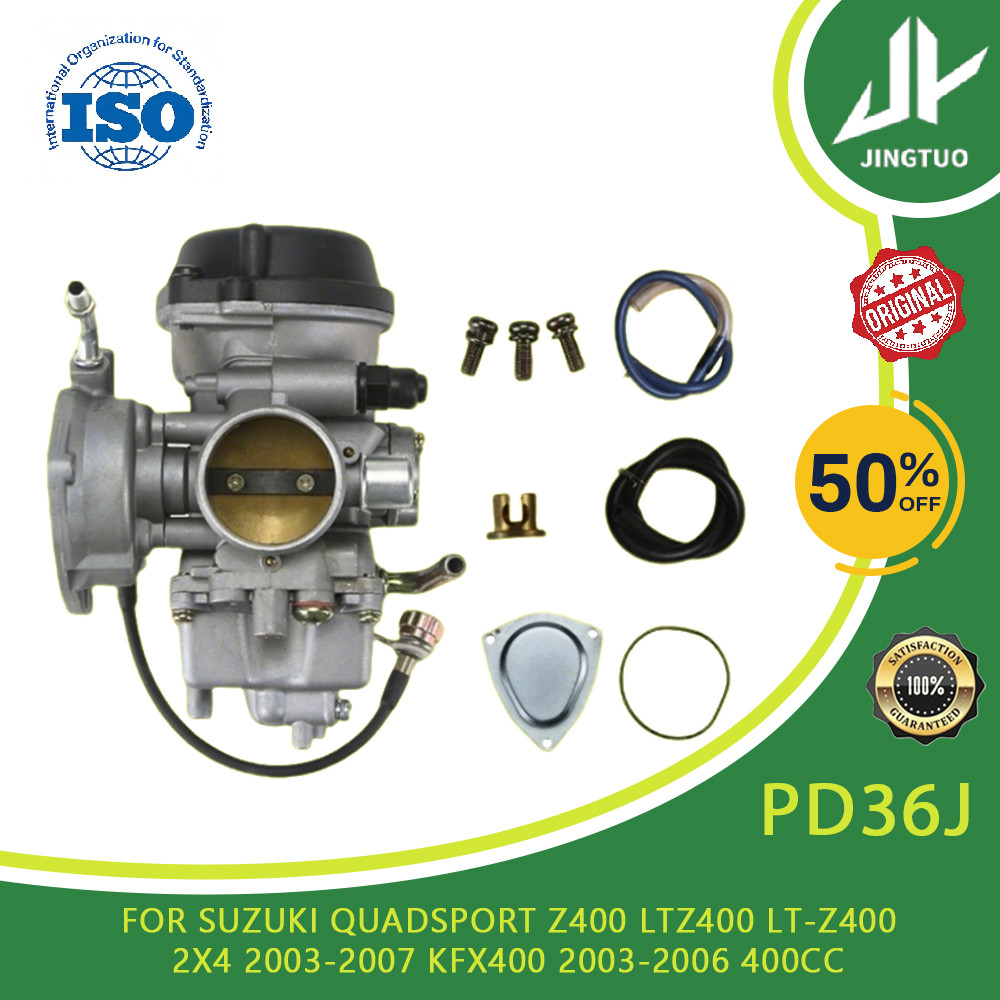 PD36J 36 มม.คาร์บูเรเตอร์รถจักรยานยนต์สําหรับ Suzuki Quadsport Z400 Ltz400 LT-Z400 2x4 2003-2007 KFX