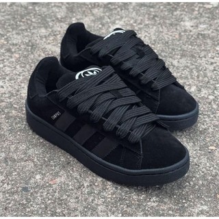 Sepatu Skate Sneakers Casual ADDS Campus 00's Full Black Gemuk Tali Gendut Sneakers Trendy Pria Dan wanita Import Lokal